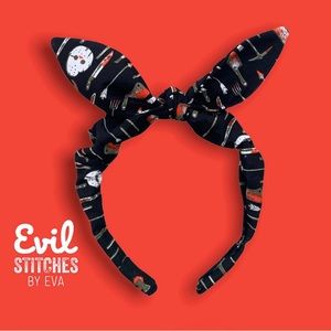 Handmade Knotted Headband Horror Movie